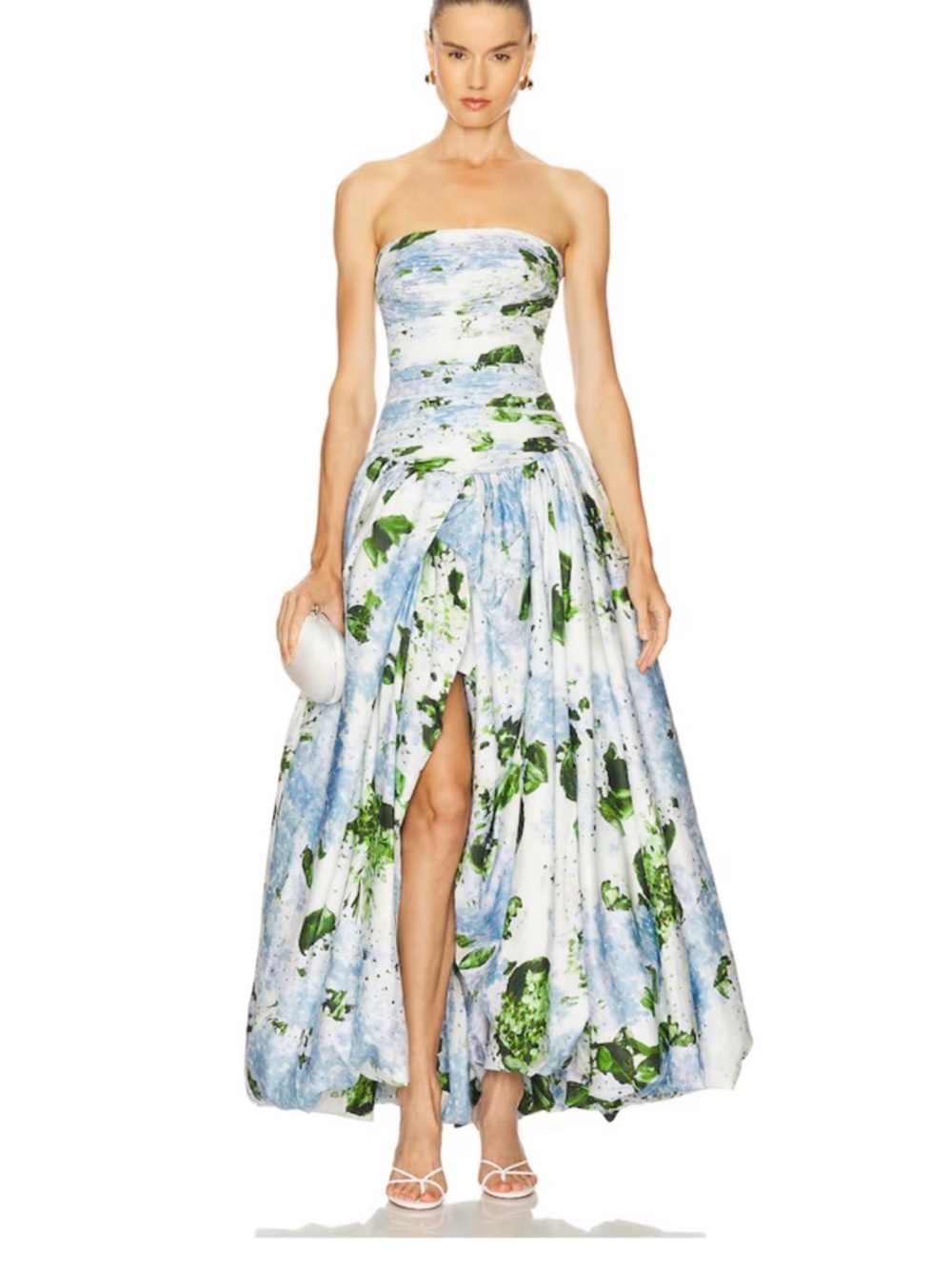 Aje Behold Strapless Hydrangea Floral Gown US 6 Sold Out Everywhere!